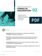 Formas de Organización: Análisis de Los Procesos Empresariales