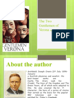 The Two Gentlemen of Verona: by A.J. Cronin