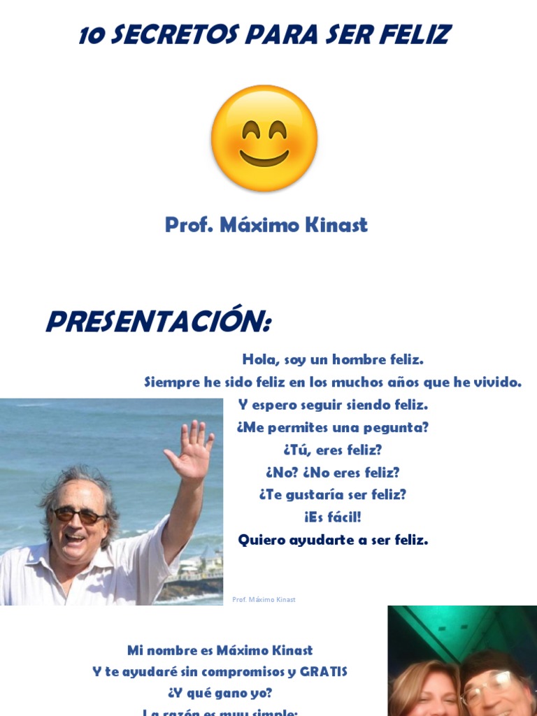10 Secretos para Ser Feliz | PDF | Felicidad | Amor