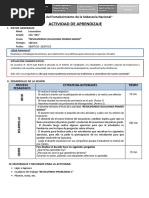 Actividad de Aprendizaje 5 - 1ro ABC 18 Al 22 de Julio