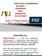 Lição nº 2 Regeneração