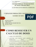 Ejercicios: Unidad de Formación: Matemática