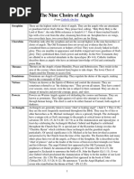 The Hierarchy of Holy Angels | PDF | Angel | Mythology