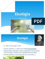 Ekológia: Tomáš Kováčik