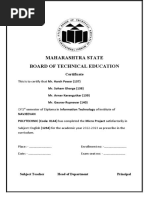 Maharashtra State Board of Technical Education: Certificate