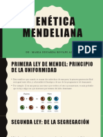 Genética Mendeliana: Las tres leyes de Mendel