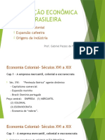 Formação Econômica Brasileira: Economia Colonial, Expansão Cafeeira e Origens da Indústria