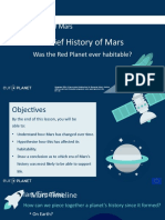 A Brief History of Mars