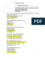 TIN HỌC ỨNG DỤNG SPSS