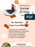 Presentasi Bisnis Makanan Kue Coklat Lucu