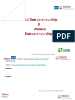 Social & Women Entrepreneurship