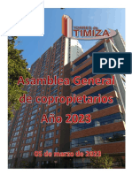 Asamblea General Conjunto Residencial Torre Timiza