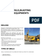 Drills, BLASTING EQUIPMENTS