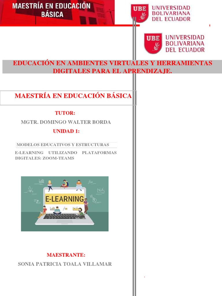 E Learning | PDF | Enseñando | Aprendizaje