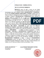 Contrato de Compraventa de Un Lote de Terreno