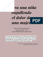 Yo Era Una Niña Engullendo El Dolor de Una Mujer