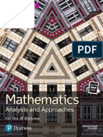 Mathematics: Analysis and Approaches