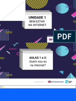 Unidade 1: Bem-Estar Na Internet