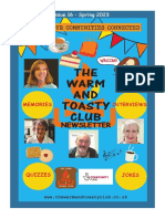 The Warm and Toasty Club Newsletter - Issue 16 Spring 2023 
