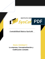 Contabilidad básica SysCafé: Generalidades y codificación (40