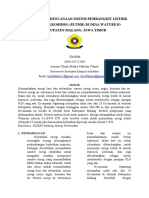 Perencanaan Pembangkit Listrik Tenaga MIkroHidro