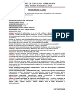 Instituto de Educacion Superior N°6 Catedra: Analisis Matematico 2021