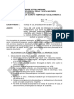 Ministerio de Defensa Nacional Comando General de Las Fuerzas Militares Ejército Nacional Batallón de Apoyo Y Servicios para El Combate 3