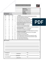 SI306-F015 Electrical Equipment Installation Checklist