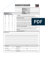 SI306-F017 Junction Box Installation Checklist