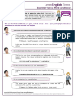 Third Conditional Explanation