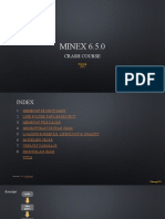 MINEX 6.5.0: Crash Course