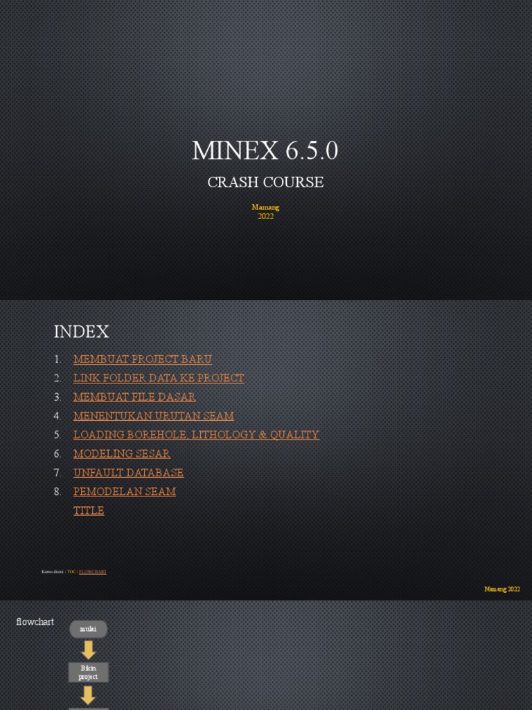 Panduan Unfault Database MINEX 6.5.0 | PDF