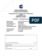 Program Ijazah Sarjana Muda Perguruan (Pismp) Ambilan Jun 2020 Semester Ii Tahun 3 Tugasan 2 - Terjemahan Teks