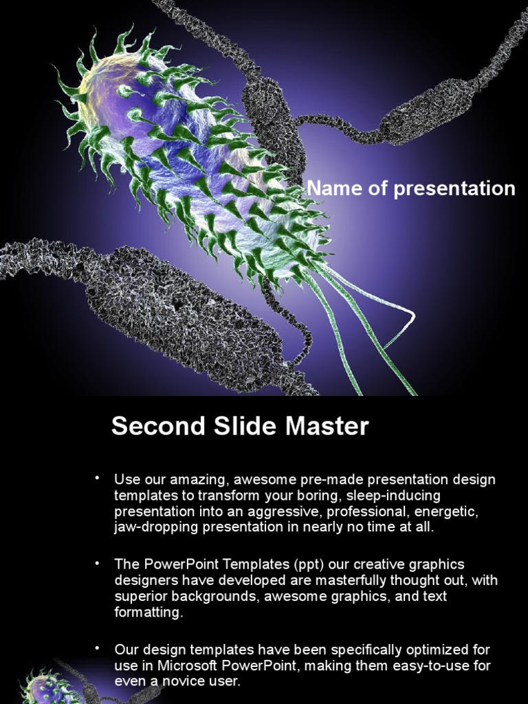 Bacteria Template | PDF
