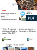 Tema 0. Gestión Del Riesgo para Desastres. Febrero 14 de 2023