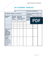 Negotiation Planning Template (Word Document)