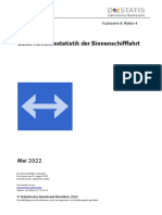 Güterverkehrsstatistik Der Binnenschifffahrt: Fachserie 8 Reihe 4