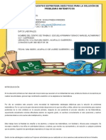 Proyecto Educativo Estrategia Didácticas para La Solución de Problemas Matemáticos