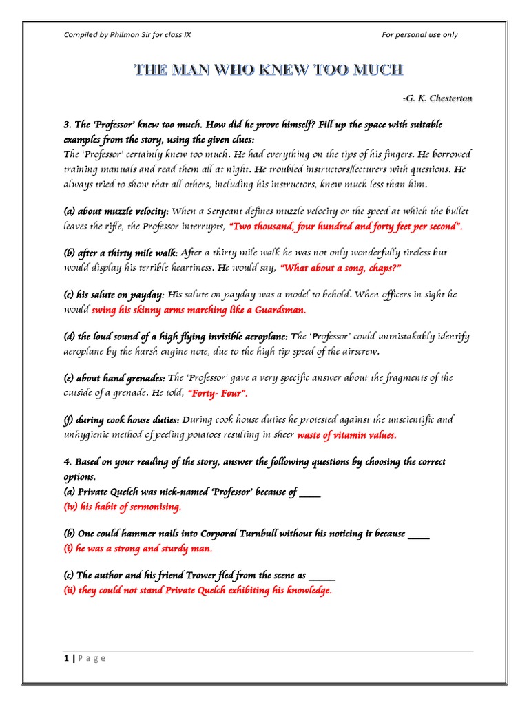 The Man Who Knew Too Much Pdf