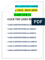 2013 To 2022, 2023-2024 CLASS 10 & 12 Click The Links Below: Cbse Sample Question Papers