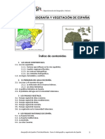 Hidrografía Y Vegetación de España: TEMA 3.