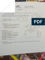 TD Electrocinétique