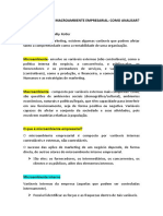 Microambiente e Macroambiente Empresarial