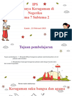 IPS Indahnya Keragaman Di Negeriku Tema 7 Subtema 2: Kamis, 23 Februari 2023