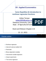 Lec6v11 Repeatition & Introductiion To Nonlinear Reg Functions