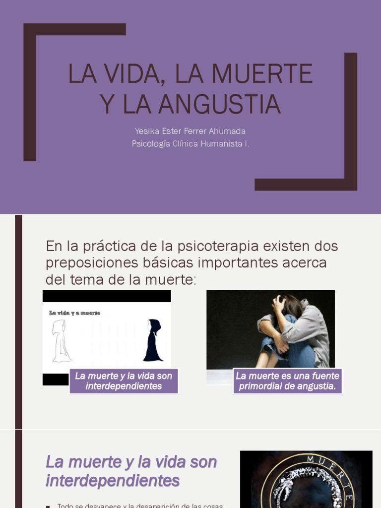 Angustia y Miedo a la Muerte | PDF | Temor | Trauma psicólogico