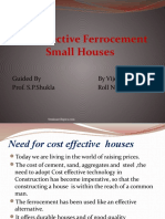 Cost Effective Ferrocement Small Houses