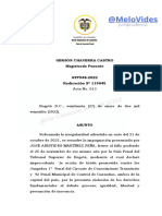 STP948-2022 (119645) Vigencia de La Orden de Captura en Virtud de La Medida de Aseguramiento - Twitter @MeloVides