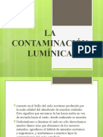 La Contaminación Lumínica