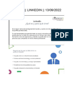 Clase 01 - Linkedin - 13 - 09 - 2022